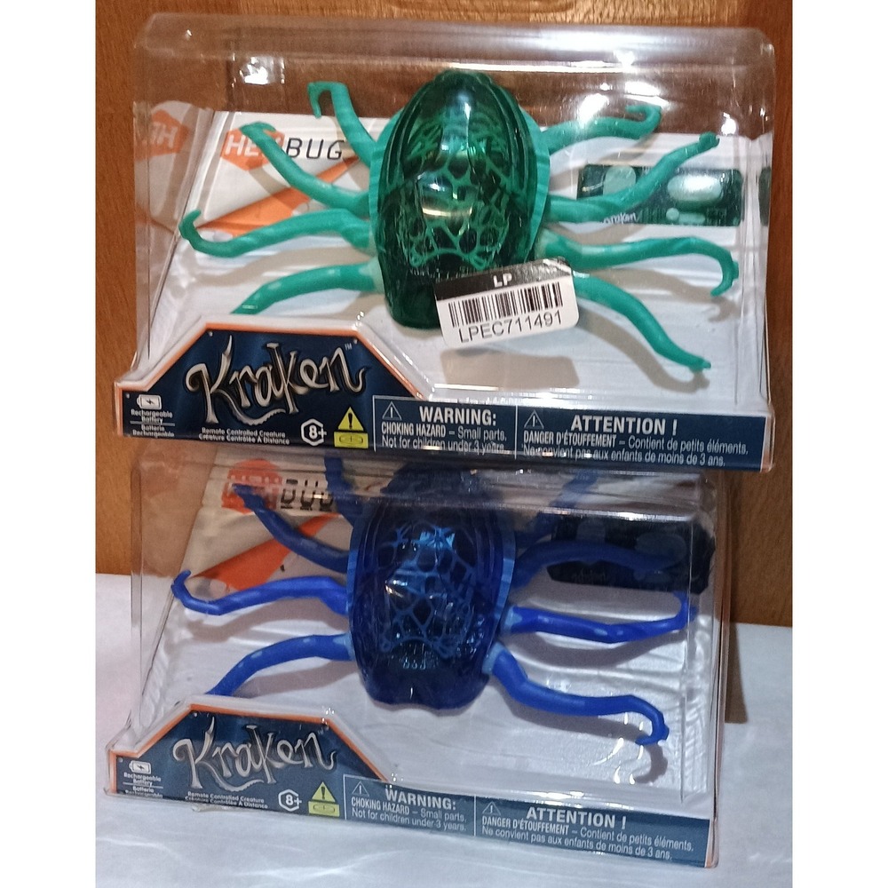 -Pair- *HEXBUG Kraken remote-controlled robotic creatures